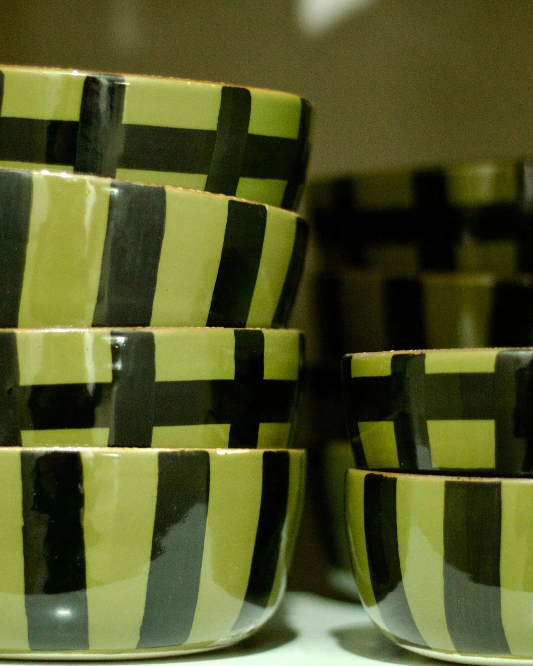 Bowl Rayas Verde