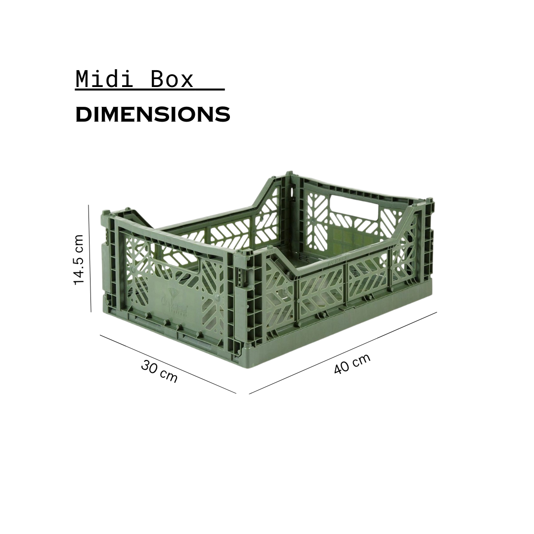 Midi Box Almond Green