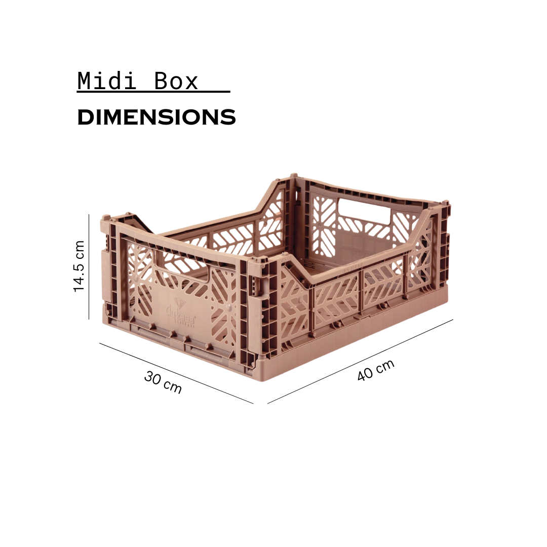 Midi Box Warm Taupe