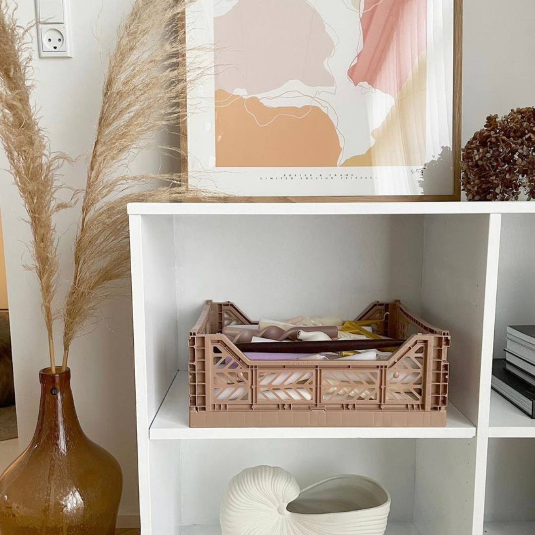 Midi Box Warm Taupe